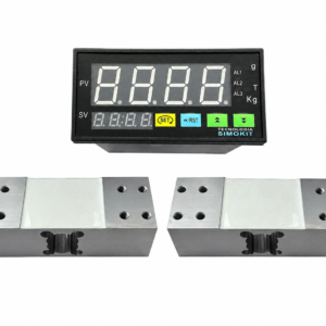 Kit CLP indicador de peso 2 reles + 2x Células de carga 100kg 174x64x60mm