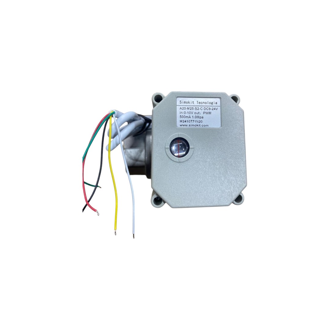 Válvula Esfera Reta Inox DN25 Proporcional 0-10V