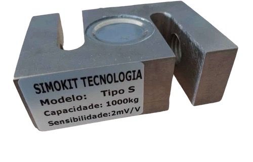 Kit CLP indicador de peso 3 reles + 4x Célula de carga Tipo S 1T - Imagem 5
