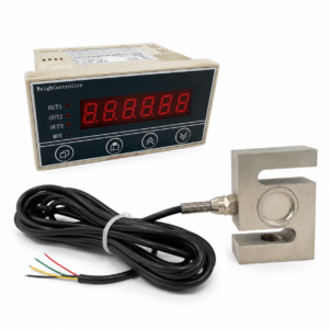 Kit CLP indicador de peso 3 reles + Celula de carga Tipo S 1T