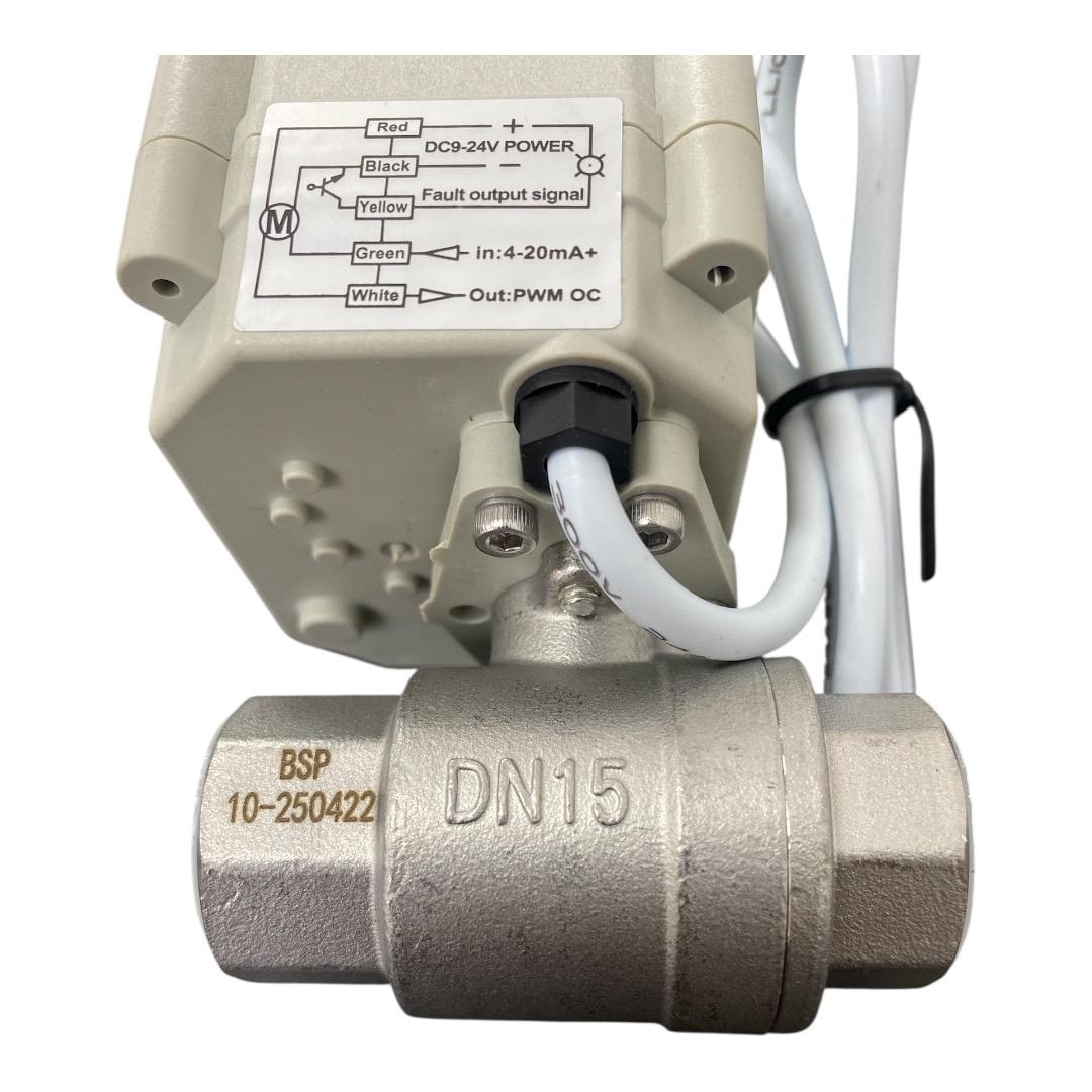 Válvula Esfera Reta Inox DN15 Proporcional 4-20mA - Imagem 5