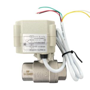 Válvula Esfera Reta Inox DN15 Proporcional 4-20mA