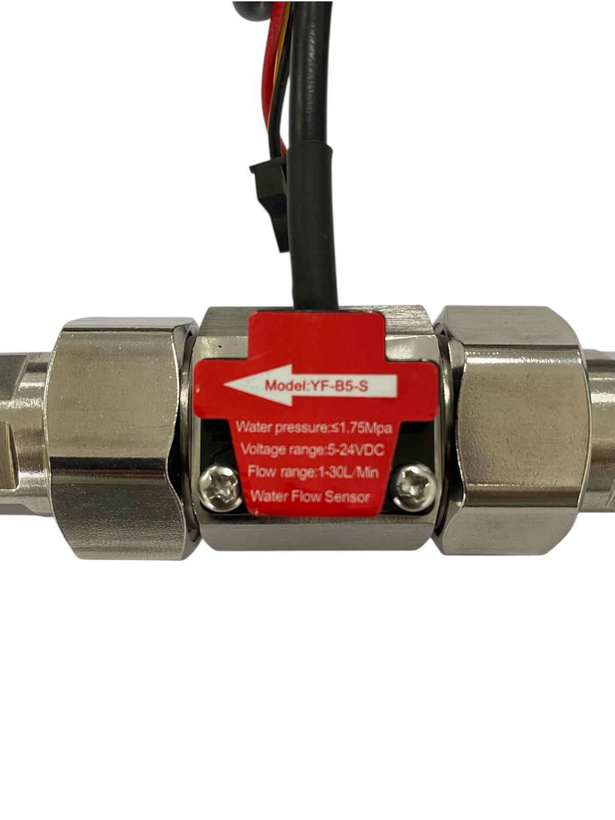 KIt Sensor De Fluxo Inox H Dn20 + Conexões em Inox - Imagem 2