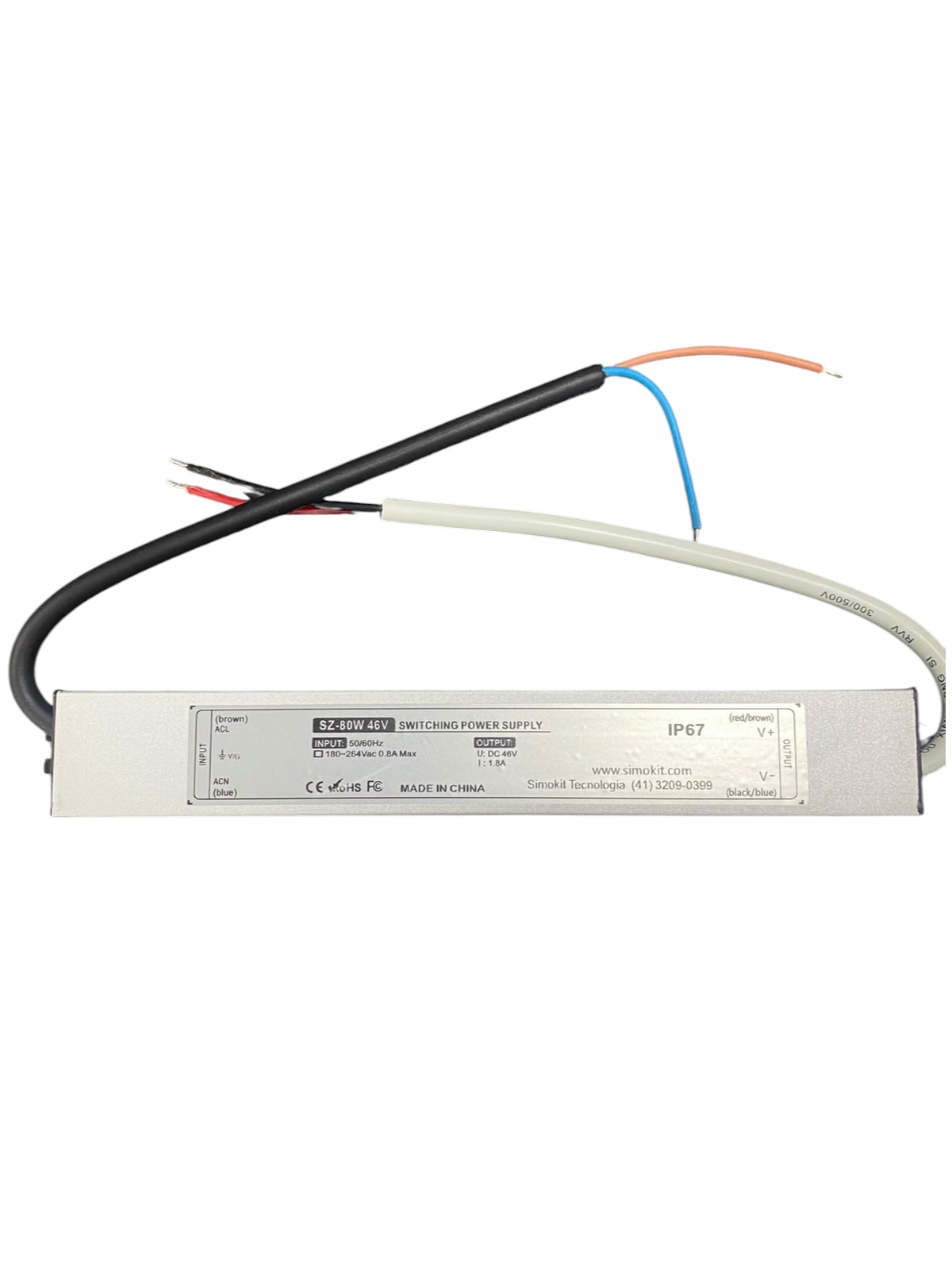 Fonte Blindada IP67 46Vdc 1.8A 80W 220V - Imagem 2
