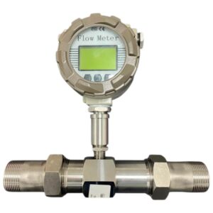 Sensor de fluxo inox Alta Precisão Dn32 LCD 4-20mA